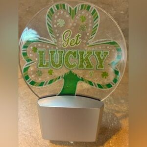 View Video Get Lucky Shamrock Nightlight